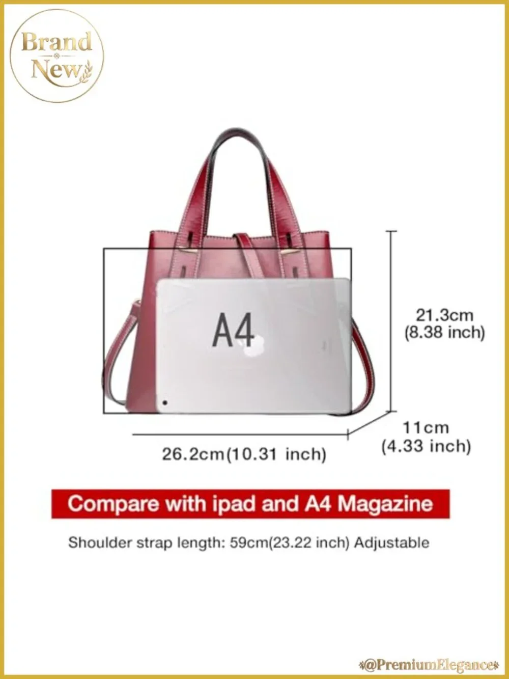 Genuine Leather Satchel Handbag Women Crossbody Top-handle Tote Purse